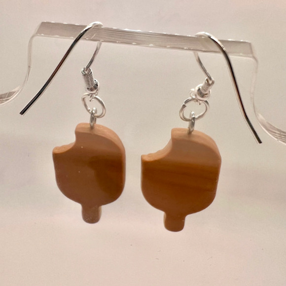 Ice Cream Bar Earrings - Summer Earrings - Beach Vacation Earrings - Picture 5 of 8